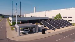Volkswagens fabrikk i Zwickau blir også en pilot i klimanøytral bilproduksjon.