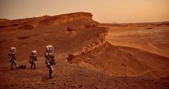 I Mars er året 2033 og den første bemannede ekspedisjonen til den røde planet er i ferd med å bli til virkelighet. Foto: National Geographic