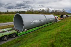 Hyperloop transportsystem - røret