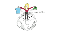 Illustrasjonsbilde Global handel, laget av Zoaring