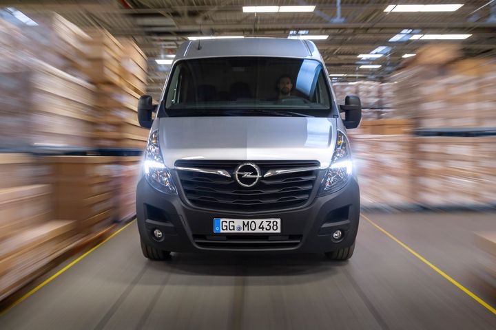 Opel Movano - sikrere og mer komfortabel.