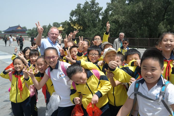 Fiskeriminister Per Sandberg besøkte Kina i mai i år.