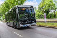 Seks Mercedes-Benz eCitaro går i rutetrafikk i Oslo. Foto: Produsenten