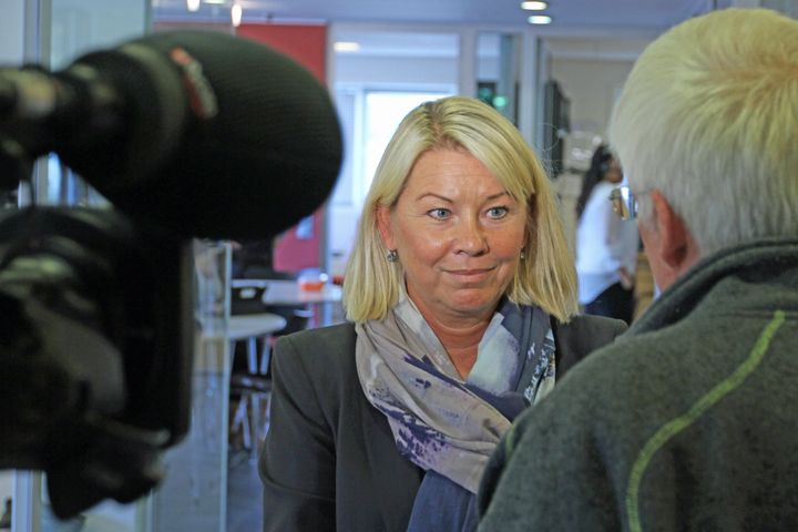 Næringsminister Monica Mæland deltar på EFTA.møte. Foto: Trond Viken, NFD