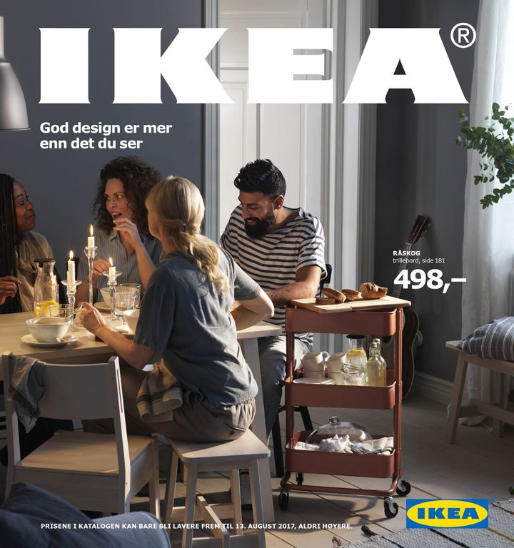 IKEA-katalogen for 2017 er den 55. i rekken, og har temaet "God design er mer enn det du ser".