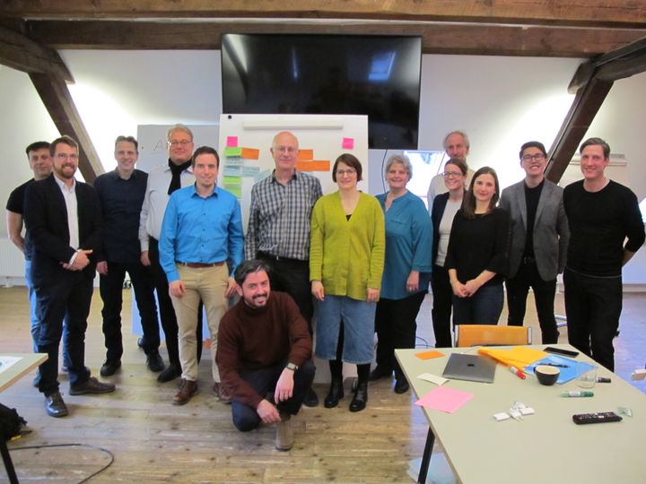 The "Quality End of Life" research group at the kick-off event on February 5, 2020 in Zurich. Photo: Pro Aidants