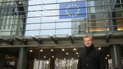 Statssekretær Tommy Skjervold i Brussel. Foto: Mathias Ulstein/Norges delegasjon til EU
