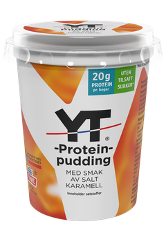 YT® proteinpudding, med smak salt karamell