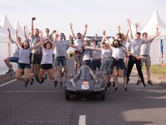 NTNU studentene til topps i Shell Eco-marathon i London.