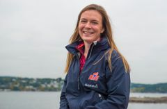 ÅRSDEBUTERER: Caroline Rosmo deltar i sin første regatta for året, og også hun satser mot OL. (Foto: Morten Jensen (free editorial rights)