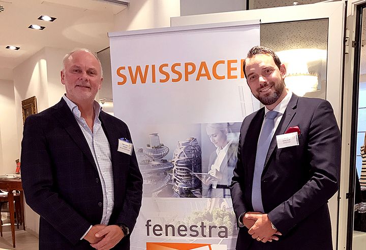 Bjørn Glenn Hansen, direktør i GF, var invitert til «Fenestra Vision 2017» av SWISSPACERs salgs- og markedssjef for Nord-Europa, Jonas Eriksson.