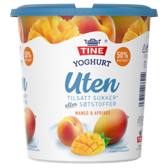 TINE yoghurt Uten mango og ananas