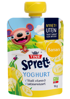Sprett® Yoghurt Banan uten tilsatt sukker 90 g