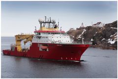 Polar King er innleid for arbeid med å beskytte kablene på sjøbunnen med Nexans' eget CapJet nedgravingssystem Foto:Emera