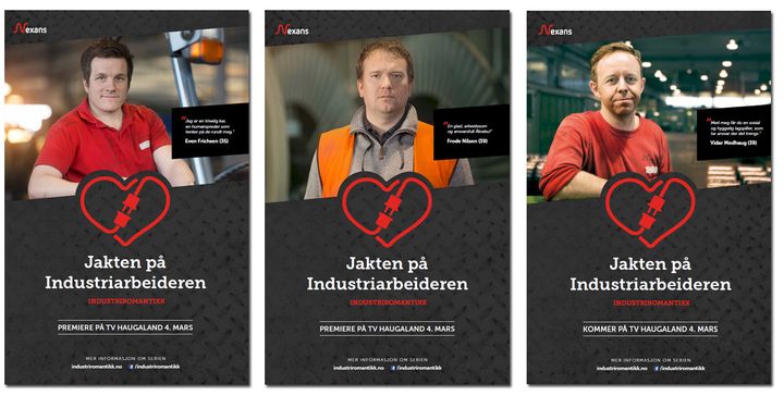Annonsekampanjen "Jakten på industriarbeideren"