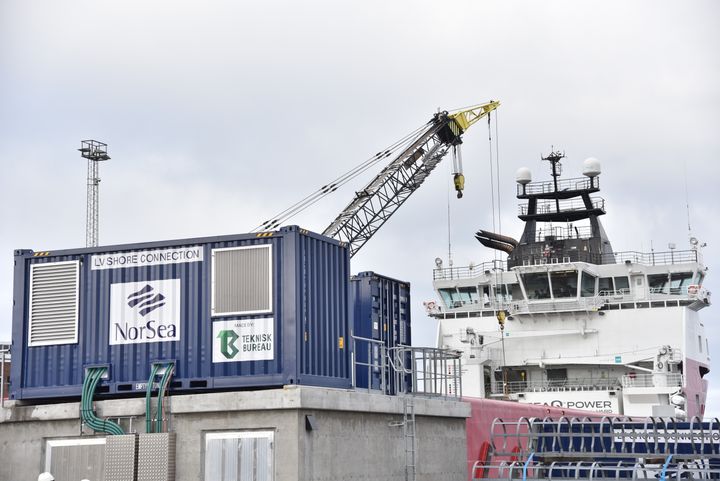 Teknisk Bureau har forsynt NorSea konteinerne som inneholder ABB-omformere.