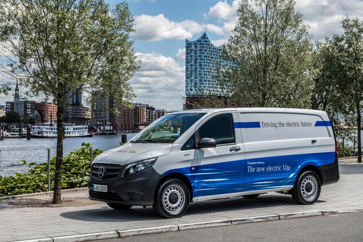Mercedes-Benz eVito kan nå bestilles i Norge. Foto: Daimler