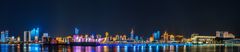 Created by the sea: A view of Qingdao at night./Qingdao Information Office