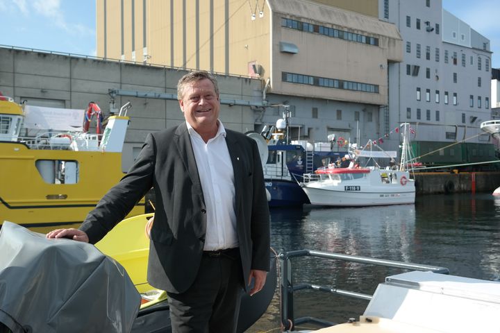Fiskeriminister Harald T: Nesvik. Foto: NFD.