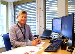 Lars Berge blir områdedirektør for flere av banestrekningene på det sentrale Østlandet. Foto: Bane NOR