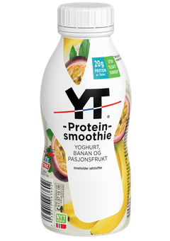 YT® Proteinsmoothie med banan og pasjonsfrukt 300 g