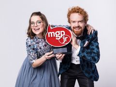 PROGRAMLEDERE FOR MGPjr 2018: Sigrid «Siggen» Velle Dypbukt og Mikkel Niva gleder seg vilt til å lede MGPjr den 3. november 2018.