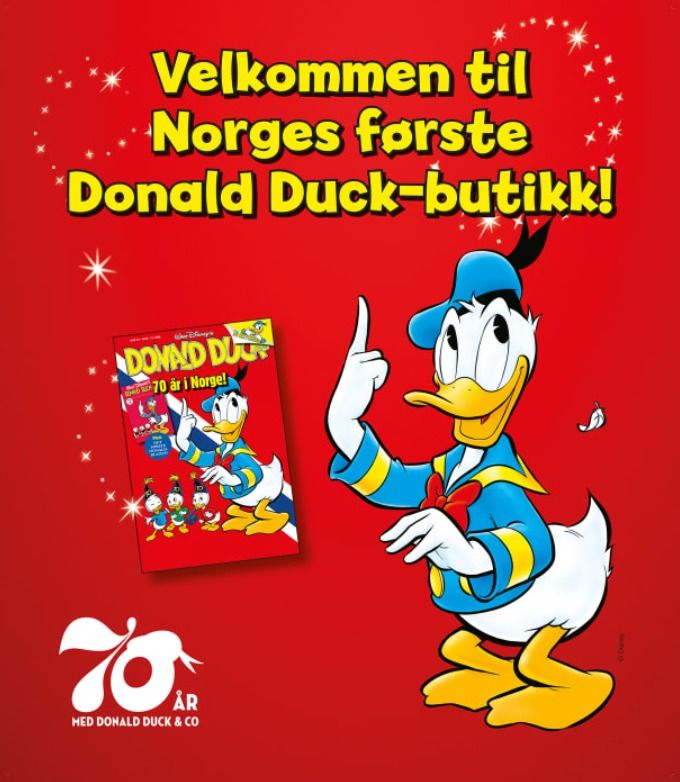 I år er det 70 år siden Donald Duck & Co traff bladhyllene for første gang. Fremdeles er bladet landets desidert mest solgte tegneserie per år og det femte mest leste bladet i Norge.