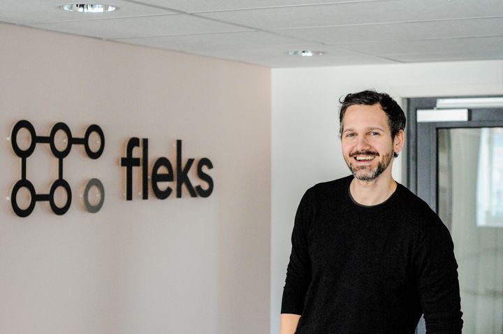 - Over 400 Fleks-kunder, det er en dobling siden mars, forteller Petter Utengen, daglig leder i Fleks. Foto: Fleks
