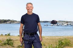 Lars Fossum er snekkerekspert i Sommerhytta. Foto: TV 2 / Espen Solli.