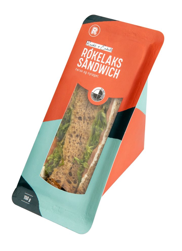 Sandwich med røkelaks, Raskt og Enkelt