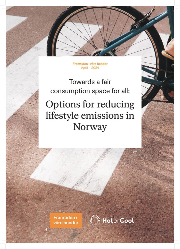 Framtiden i våre hender legger fram rapporten Towards a fair consumption space for all: Options for reducing lifestyle emissions in Norway, og inviterer til diskusjon om norsk overforbruk og politikken vi trenger for å endre kurs.