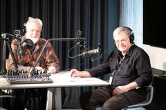 Podcastene som følger NAF Veibok er spilt inn Reidar Stangenes og Per Roger Lauritzen (t.h)