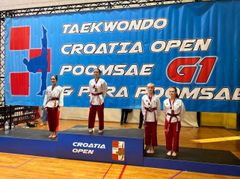 Bronse til Annie i kadettklassen under Croatia Open Taekwondo Poomsae